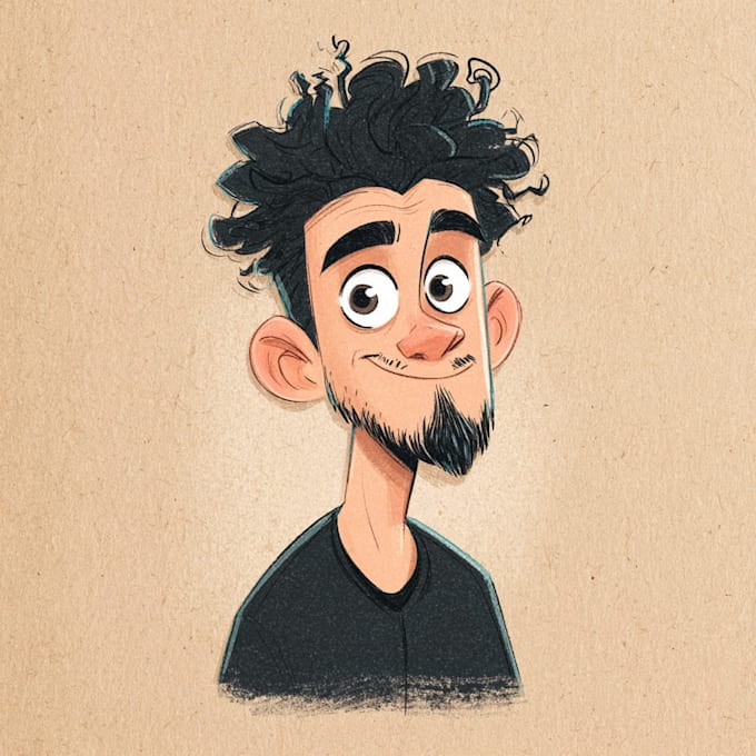 draw an awesome cartoon style portrait