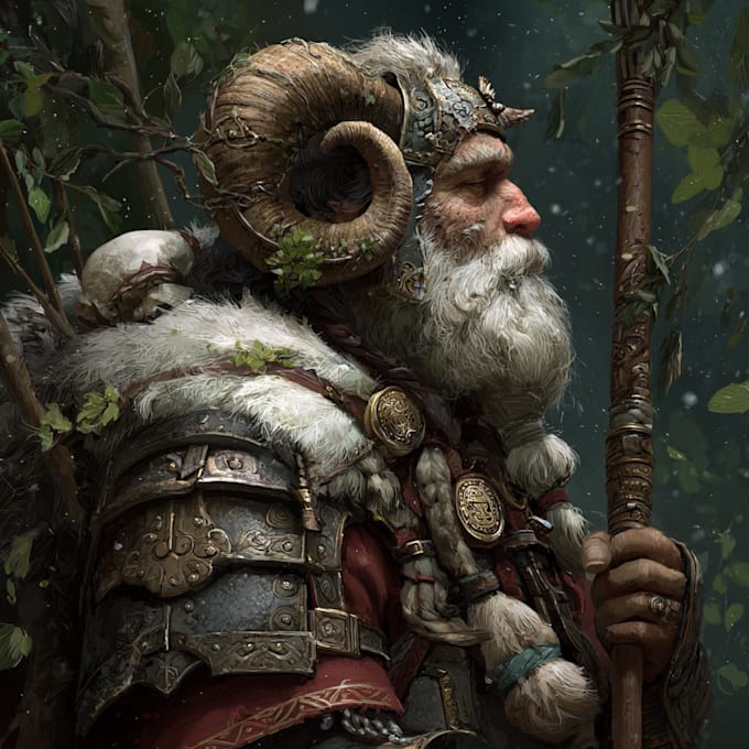 draw a fantasy character illustration