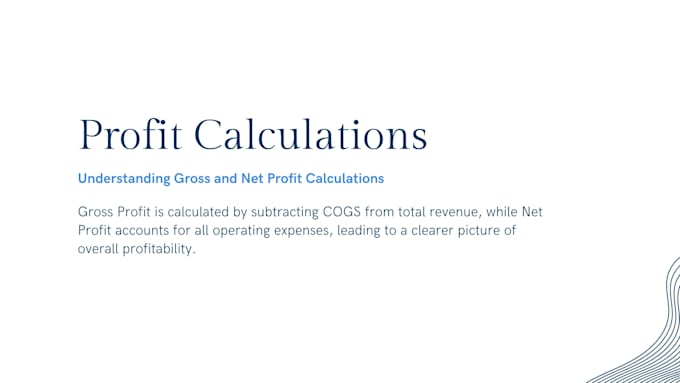 do financial modeling and projections