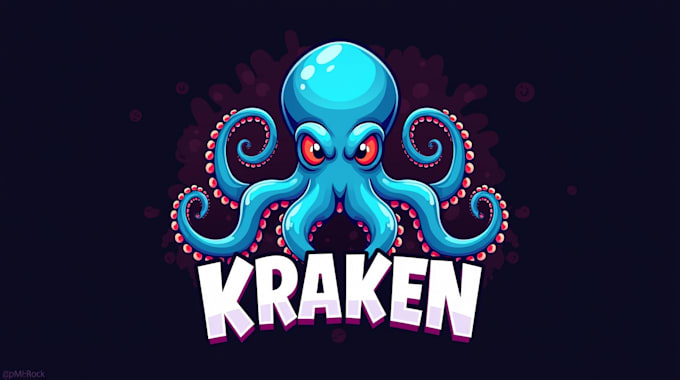 make eye catching kraken octopus logo  in 12 hours