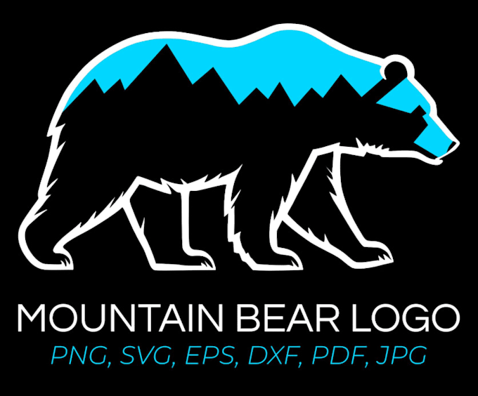 do awesome angry bear mascot logo