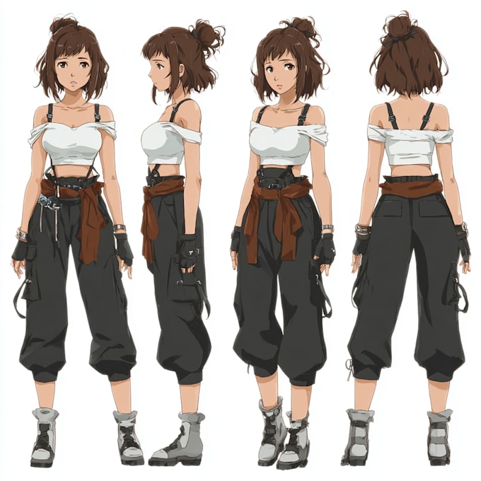 design a character anime