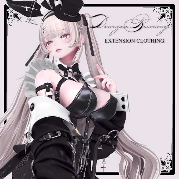 create a custom vrchat avatar 3d anime character for you
