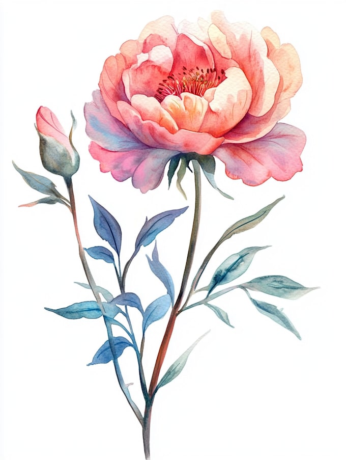 create a beautiful vintage botanical illustration