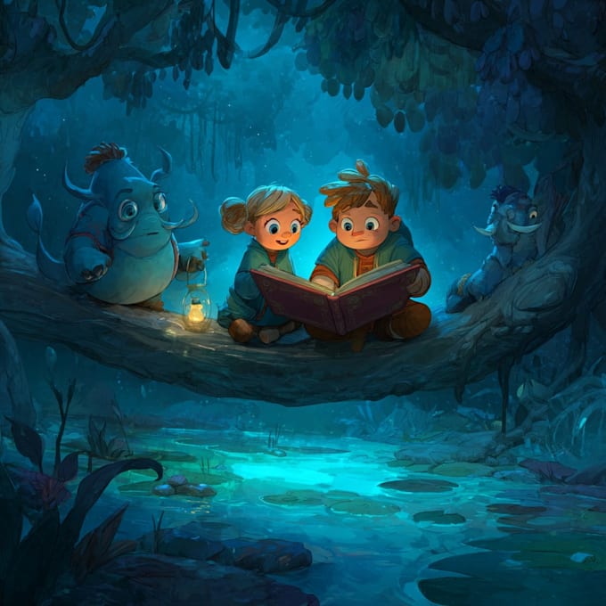 create unique and awesome children story book