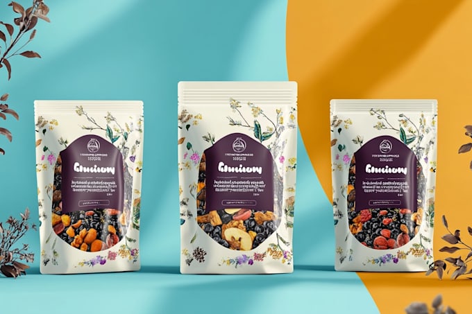 draw product packaging design for you
