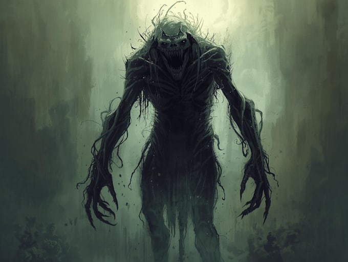 create monster or creature illustration for you