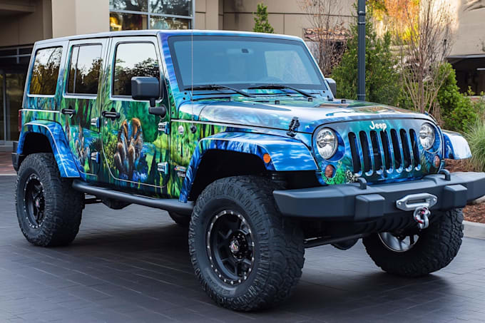 professional vehicle wrap design, car wrap
