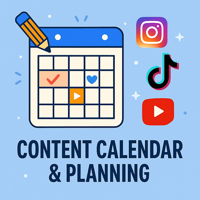 create content ideas and schedule posts to grow your social media