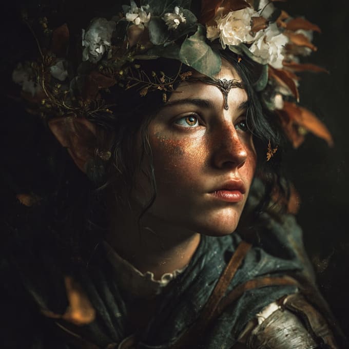 do a fantasy character portrait for you
