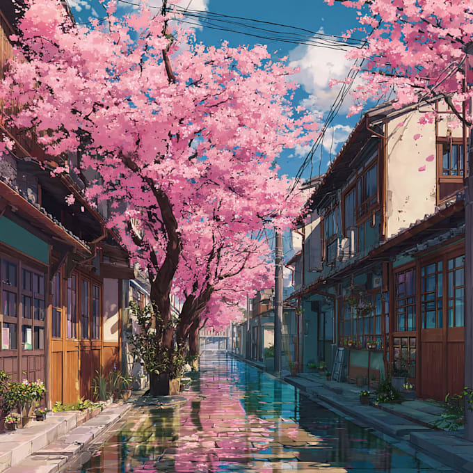 draw vtuber background in anime style