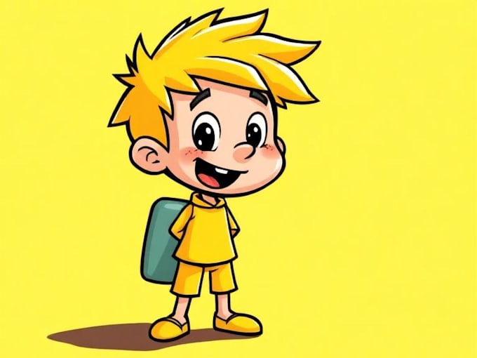 draw you as yellow cartoon character