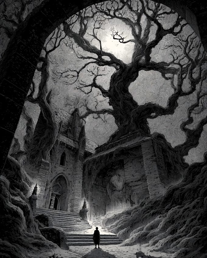 design terrifying fantasy horror characters and creatures