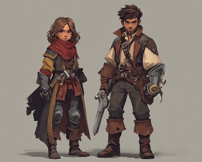 design game characters and concept art