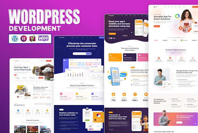 build wordpress website development, design redesign, clone, customize wordpress