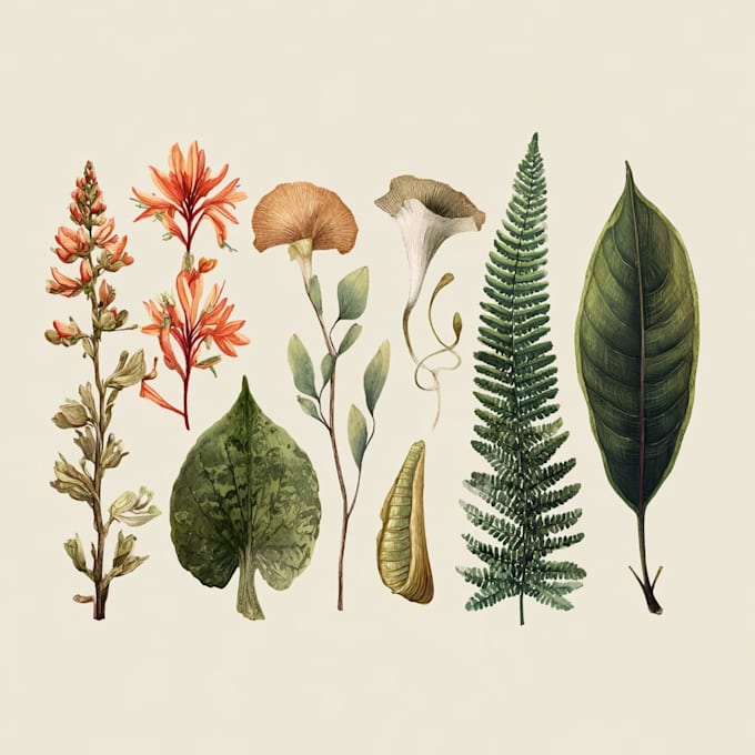 draw a botanical illustration