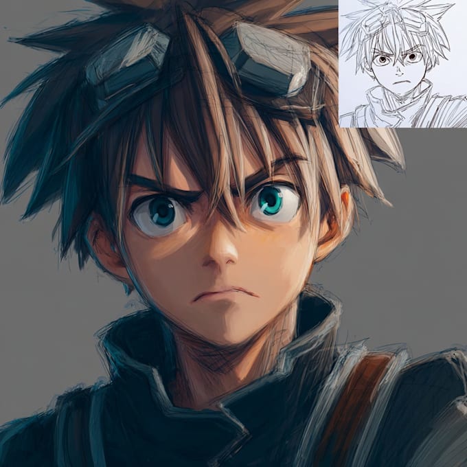draw anime illustration art