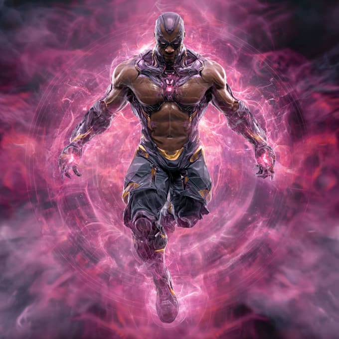 create your fantasy science fiction superhero character