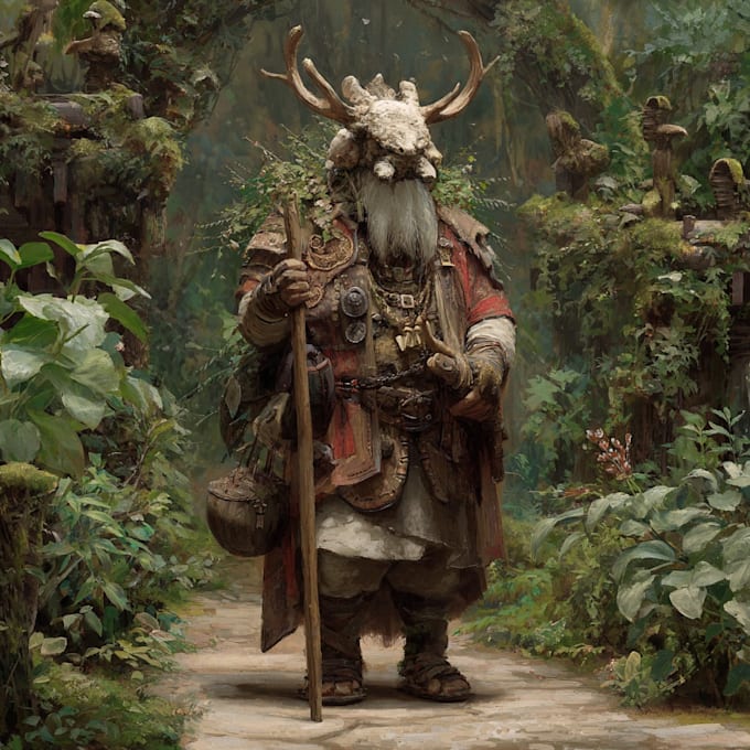 do  amazing  dnd character for you