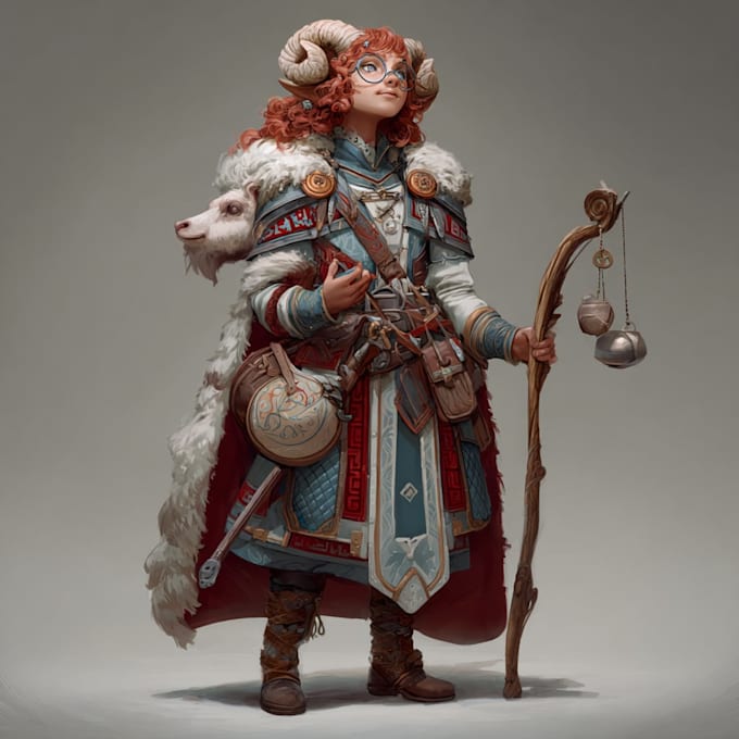 Draw dnd fantasy character and concept art illustration by Vakron | Fiverr