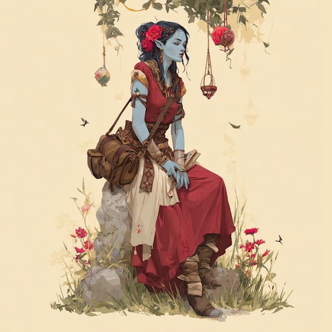 fantasy character and character art