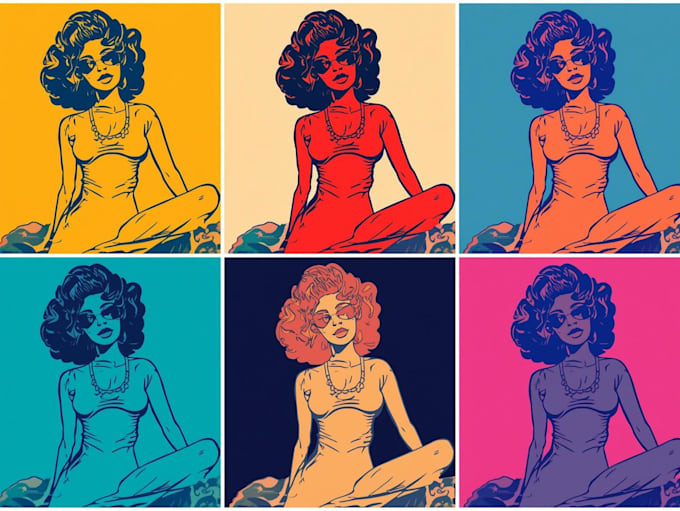 draw vector pop art illustration