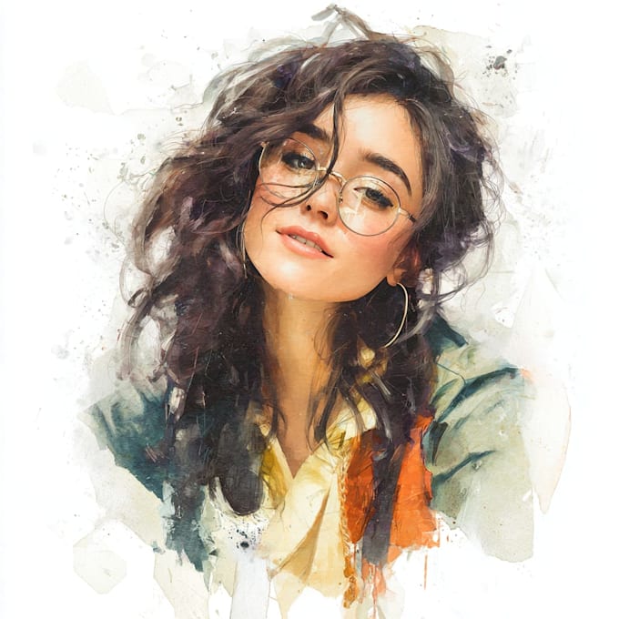 paint a excellent vector portrait for yourself