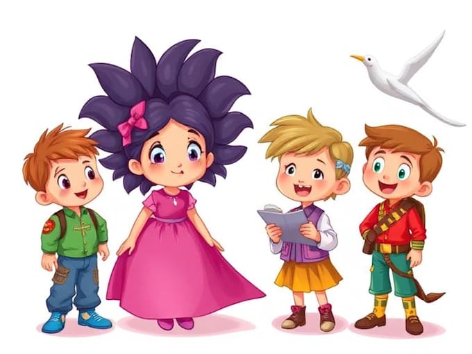 kids character design for books and brands
