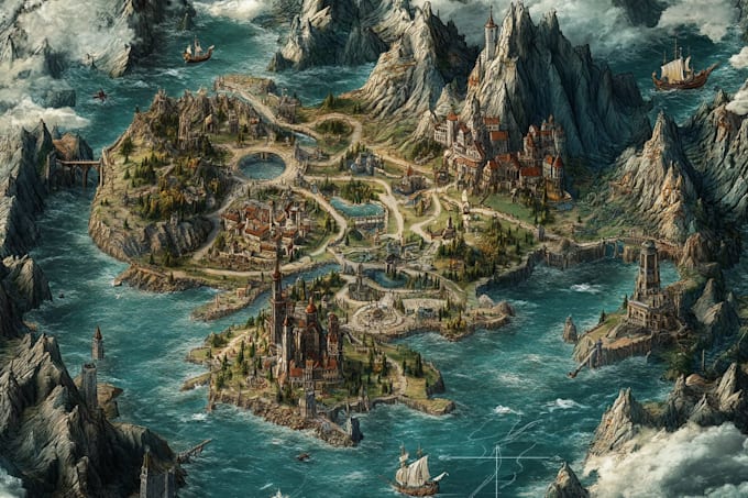 do you rpg fantasy map