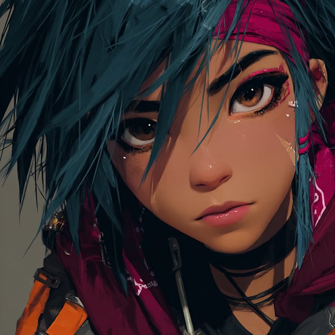 anime character, fanart, and original character