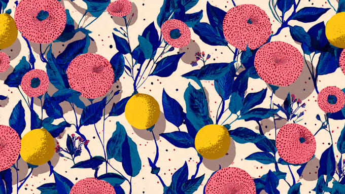 design seamless pattern, textile prints, floral patterns