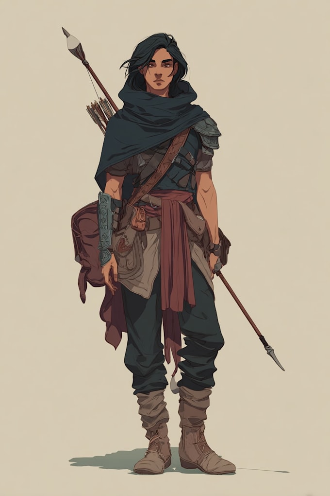 Draw dnd character art, illustration for concept art by Ayanoconnor ...
