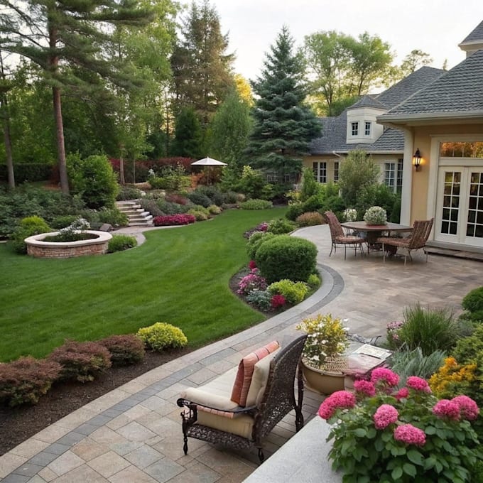 do backyard landscape design as a landscape architect