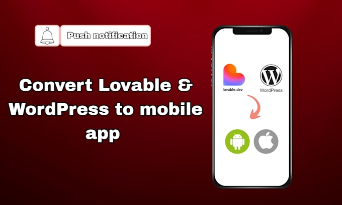 convert lovable website to android, ios app