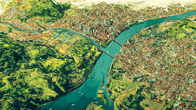 do vector map illustration and event map