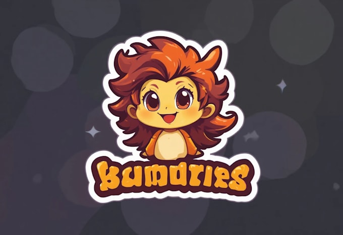 design a cartoon logo character