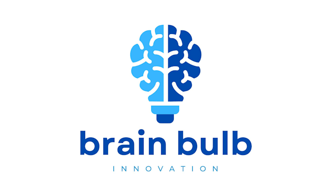 create a professional hand drawn brain logo design