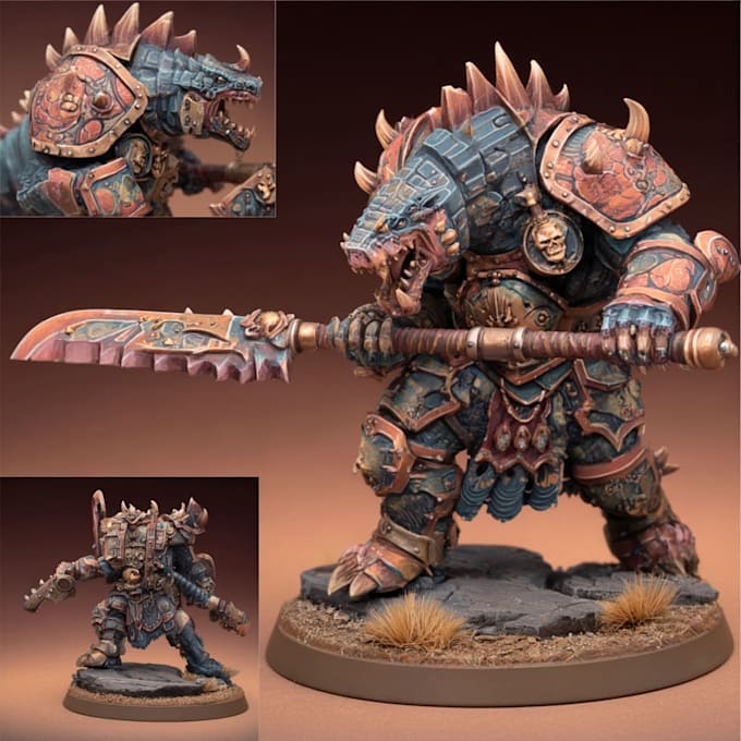 paint your warhammer, dnd, tabletop, and custom models