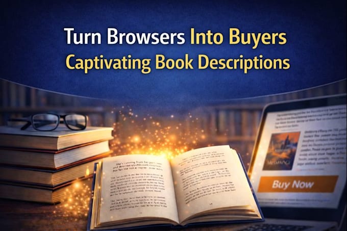 write a captivating book blurb or amazon book description