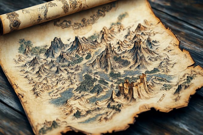 draw a custom map for fantasy