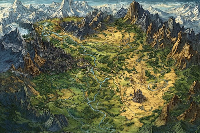 make a fantasy map