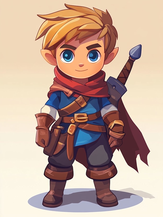 design 2d game characters and sprites animation