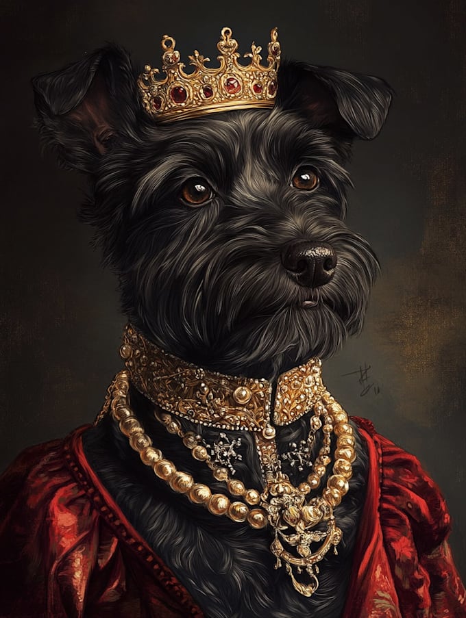 paint a custom pet portrait