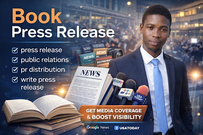 write and distribute professional press release pr public relation distribution
