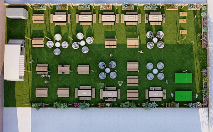 provide 3d map plan, landscape design, site plan, campground and property map