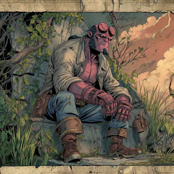 design characters and comic books