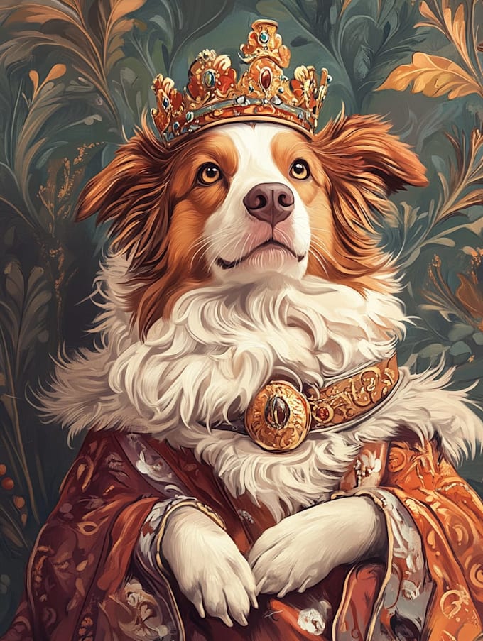 make a custom pet portrait