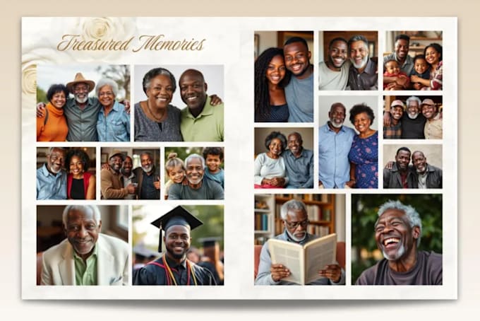 design elegant funeral program, obituary, memorial booklet and funeral flyer