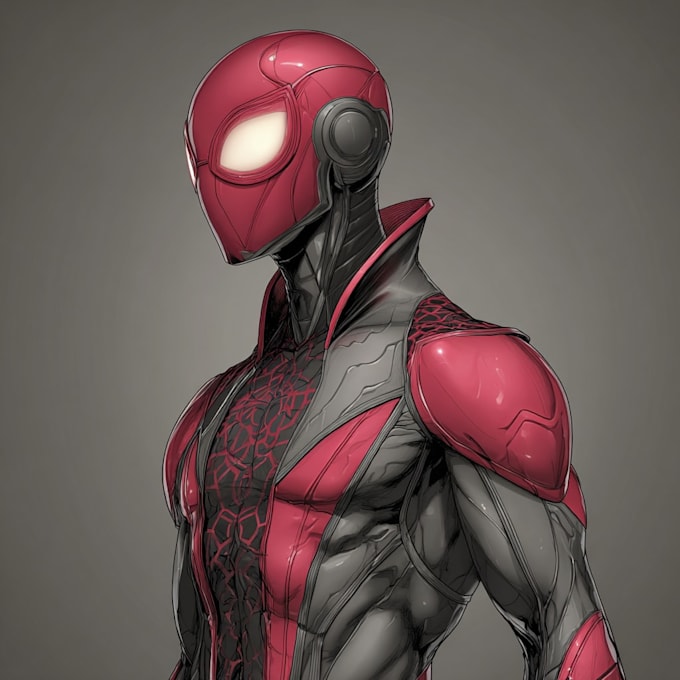 create top quality super hero character