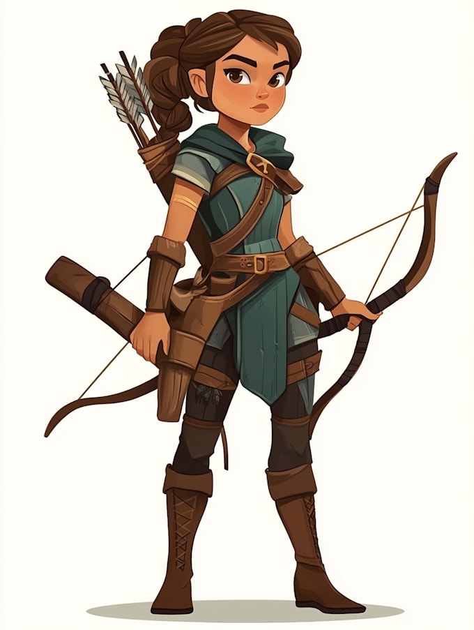 do game asset, 2d character sprite sheet for your game